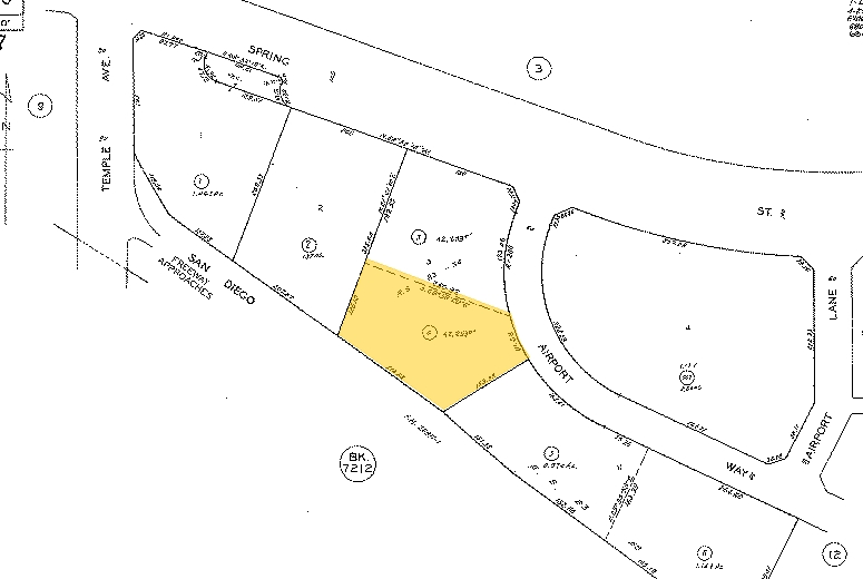 3060 Airport Way, Long Beach, CA for lease - Plat Map - Image 3 of 5