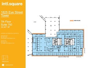 1875 I St NW, Washington, DC à louer Plan d’étage- Image 1 de 1