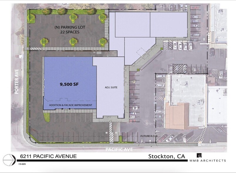 6231-6255 Pacific Ave, Stockton, CA à louer - Plan de site - Image 3 de 7
