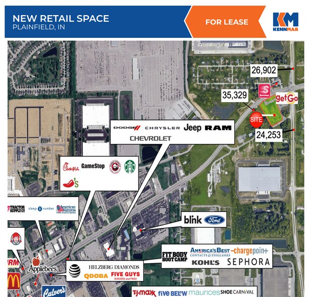 3055 E. Main Street, Plainfield, IN à louer - Photo du bâtiment - Image 2 de 2