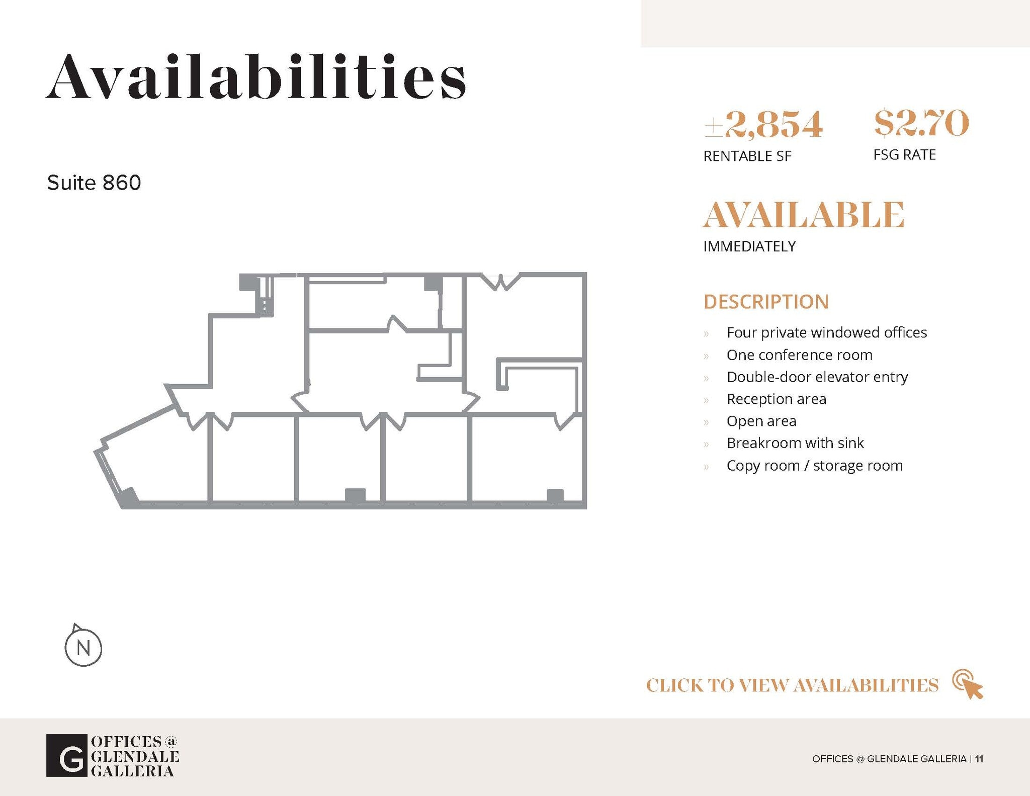 100 W Broadway, Glendale, CA for lease Floor Plan- Image 1 of 1