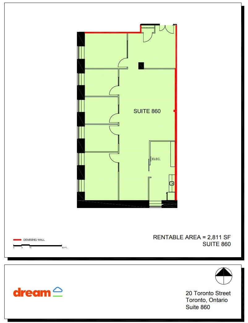 20 Toronto St, Toronto, ON à louer Plan d’étage- Image 1 de 1