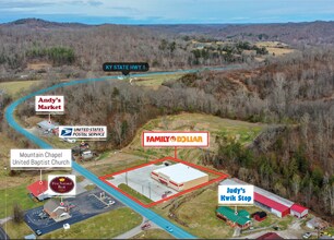 8791 KY-1, Grayson, KY - AÉRIEN  Vue de la carte