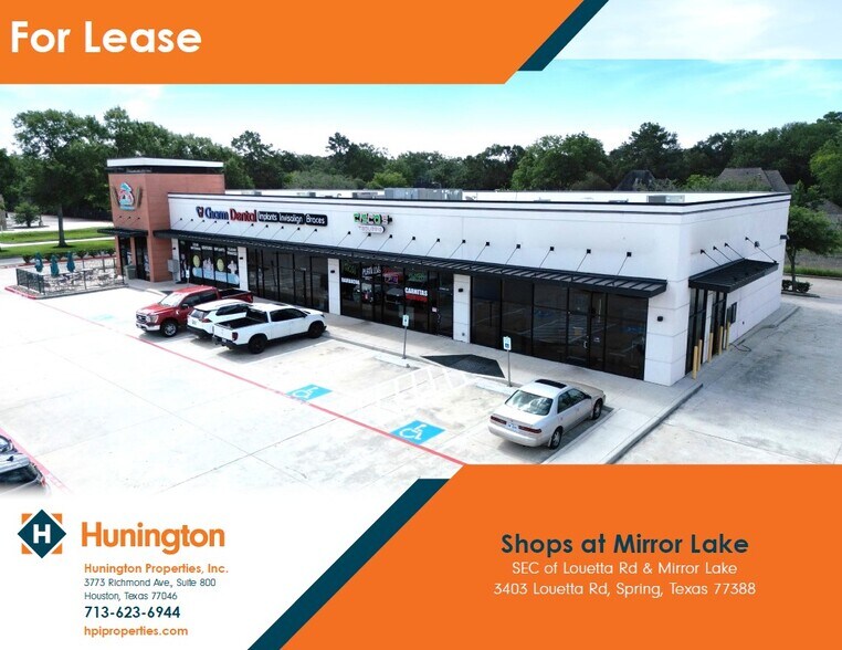 SEC Louetta Rd At Mirror Lake Rd, Spring, TX for lease - Primary Photo - Image 1 of 1