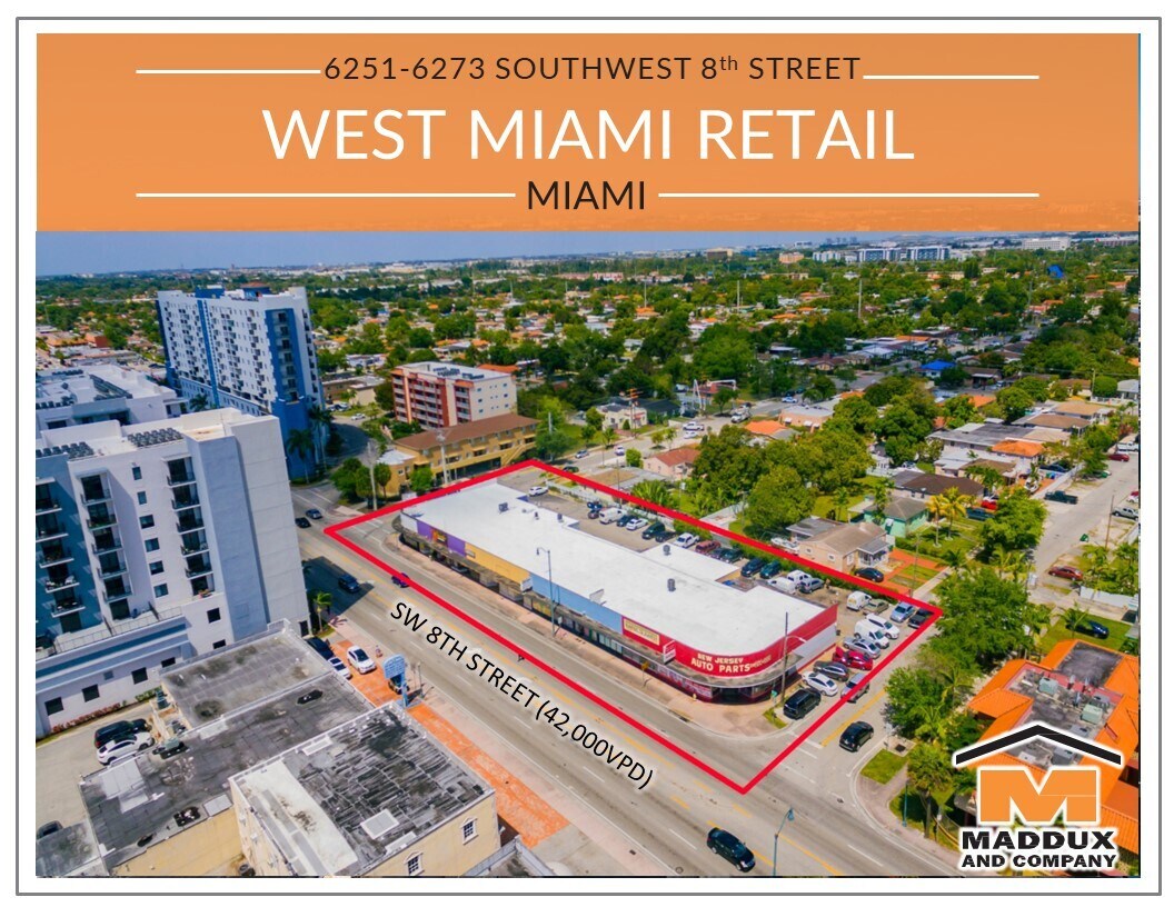 6251-6373 SW 8th St, West Miami, FL à louer Photo du bâtiment- Image 1 de 3