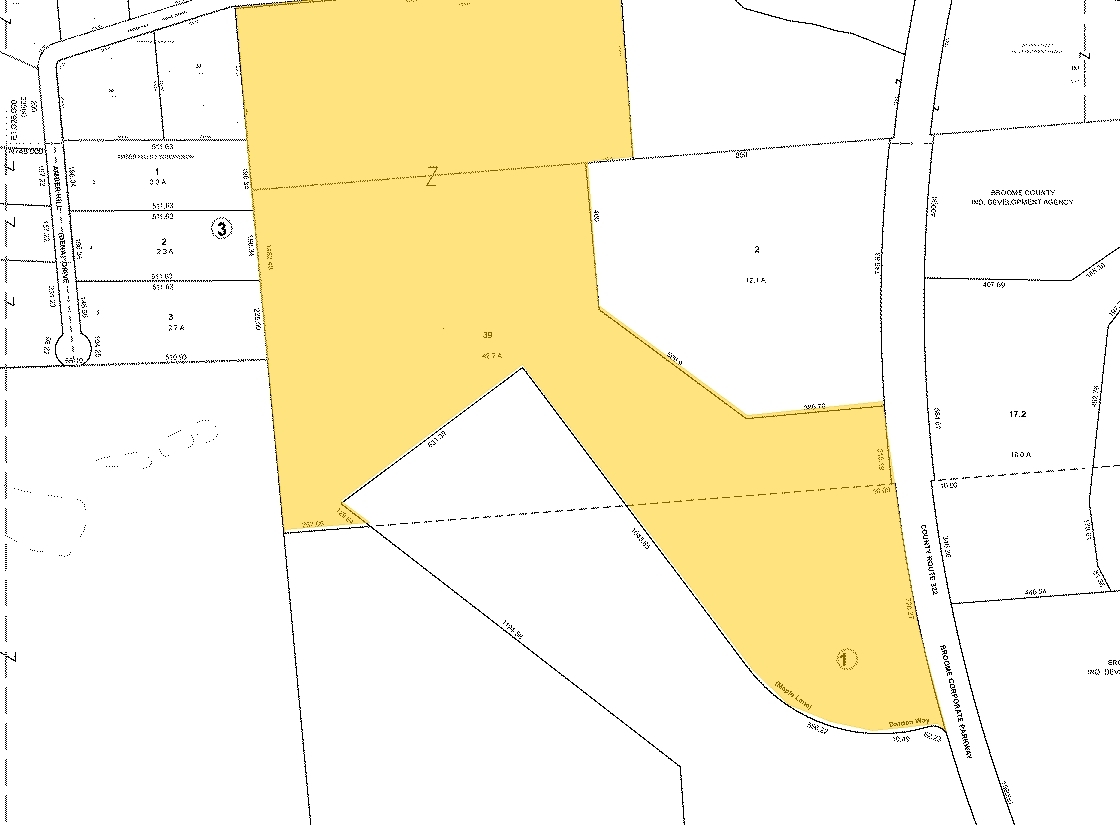 215 Broome Corporate Pky, Conklin, NY for sale Plat Map- Image 1 of 1