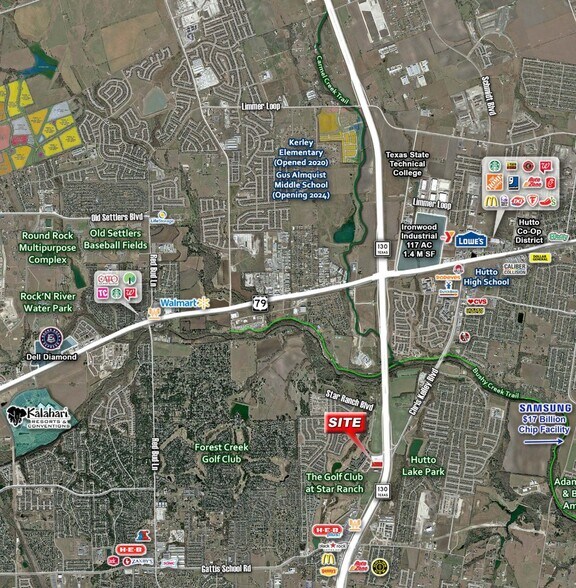 Star Ranch Blvd, Hutto, TX for sale - Aerial - Image 2 of 4