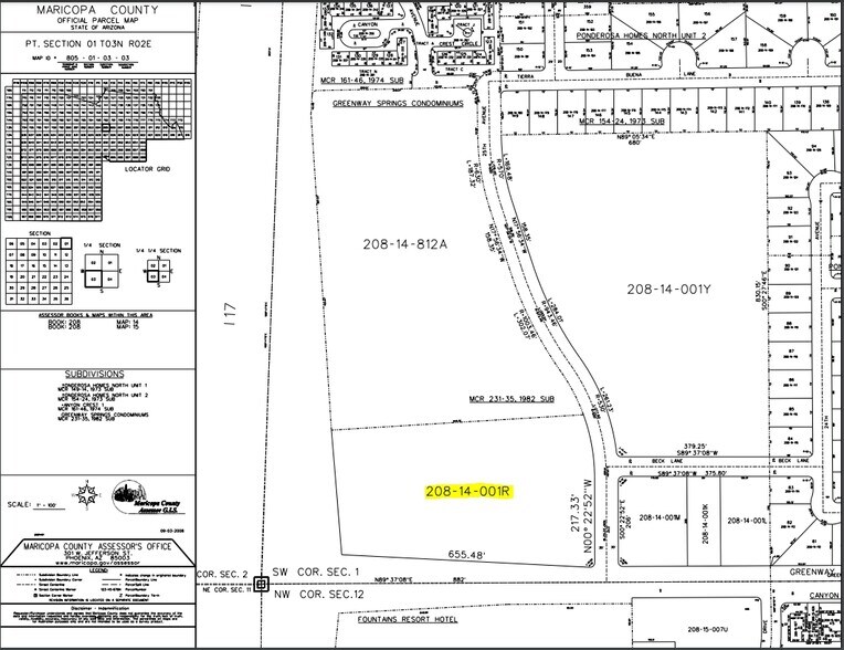 2510 W Greenway Rd, Phoenix, AZ à vendre - Plan cadastral - Image 2 de 47