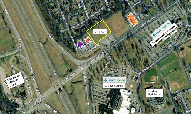 Plus de détails pour 1501 Lone Oak, Paducah, KY - Terrain à louer