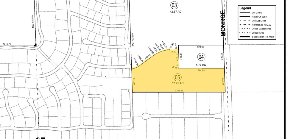 54721 Monroe, La Quinta, CA for sale - Plat Map - Image 2 of 26