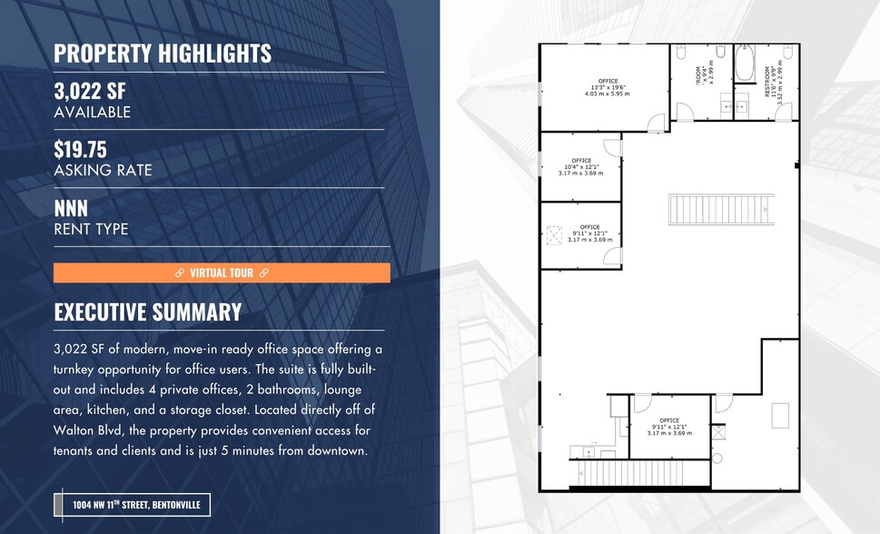 1004 NW 11th St, Bentonville, AR for lease - Floor Plan - Image 3 of 8