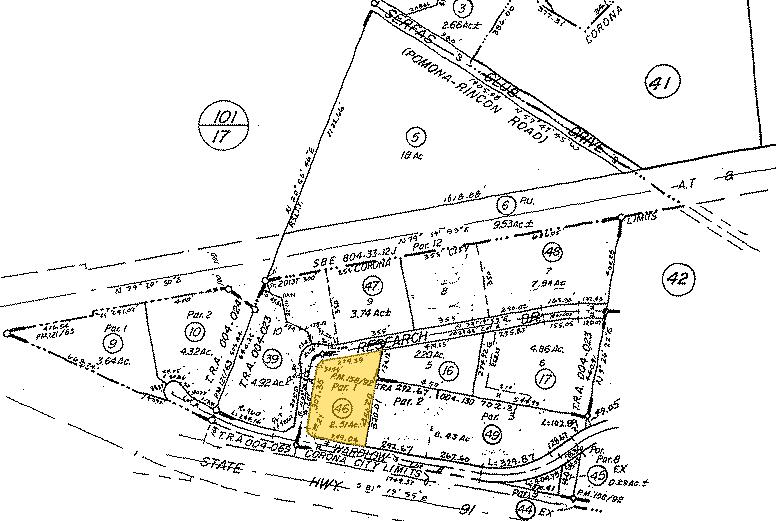 2683 Wardlow Rd, Corona, CA à vendre Plan cadastral- Image 1 de 1