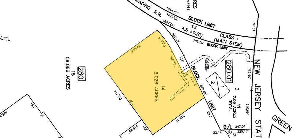 198 Woodbridge Center Dr, Woodbridge, NJ à louer - Plan cadastral - Image 2 de 2