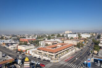 2105 W Beverly Blvd, Los Angeles, CA - Aerial map view