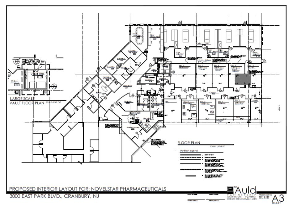 3000 Eastpark Blvd, Cranbury, NJ à louer Plan d’étage- Image 1 de 1