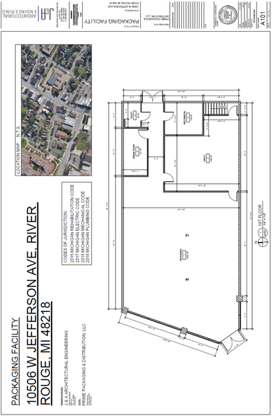 10506 W Jefferson Ave, River Rouge, MI à vendre - Plan d’étage - Image 2 de 13