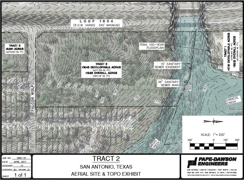 000 S Loop 1604 Fwy, San Antonio, TX à vendre - Plan de site - Image 3 de 5