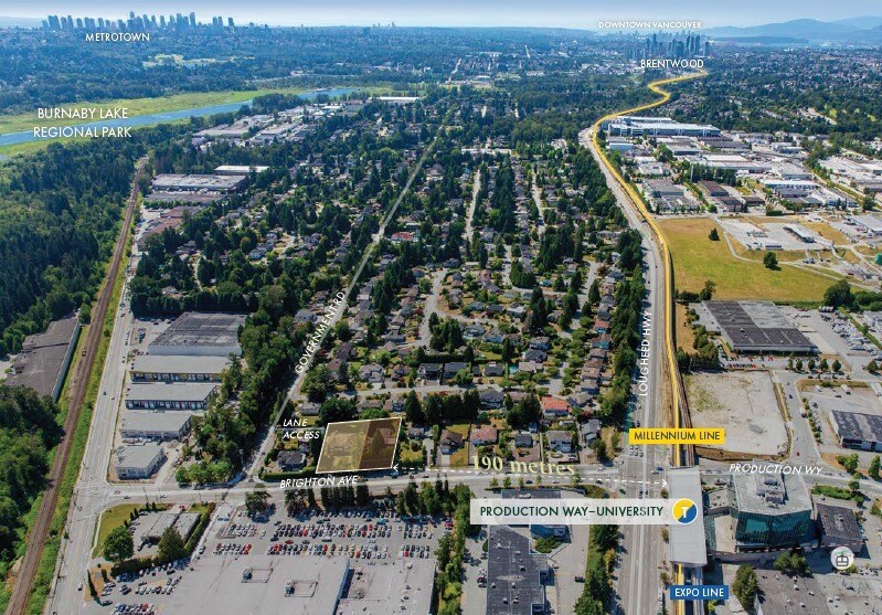 3585 Brighton Av, Burnaby, BC à vendre - Aérien - Image 2 de 2
