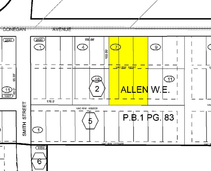 600 E Donegan Ave, Kissimmee, FL à vendre - Plan cadastral - Image 2 de 8