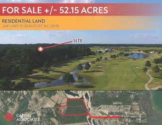 Plus de détails pour 2641 HWY 70 US-70 Hwy, Beaufort, NC - Terrain à vendre