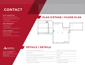 9420 Boul De L'acadie, Montréal, QC for lease Floor Plan- Image 1 of 1