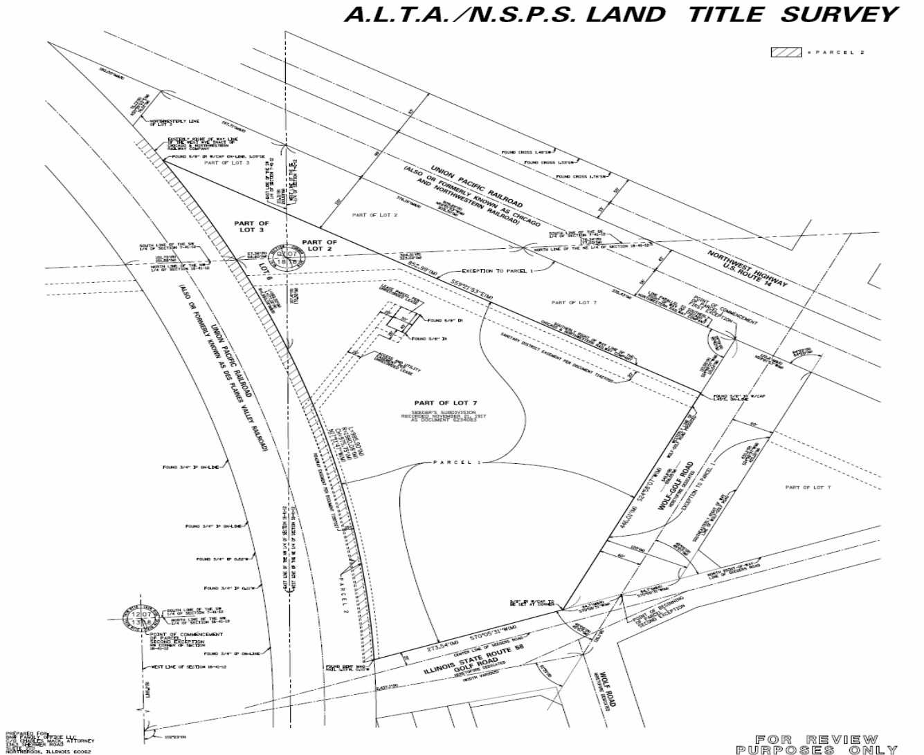 414 E Golf Rd, Des Plaines, IL à vendre Plan cadastral- Image 1 de 3