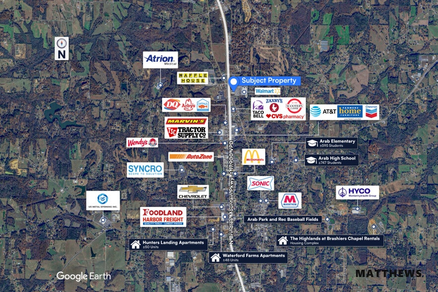 1410 N Brindlee Mountain Pky, Arab, AL for sale - Building Photo - Image 2 of 3