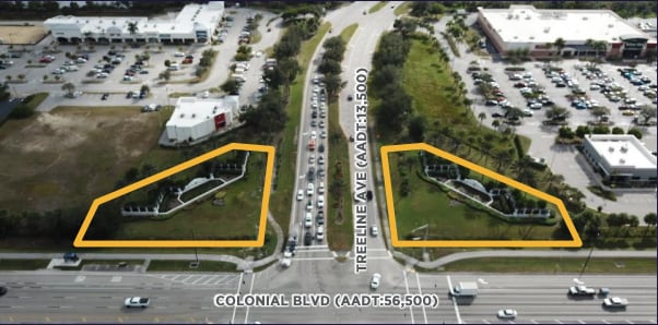 Colonial Blvd & Treeline Ave, Fort Myers, FL for sale - Primary Photo - Image 1 of 1