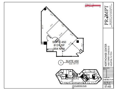 14550 Torrey Chase Blvd, Houston, TX à louer Plan d’étage- Image 1 de 1
