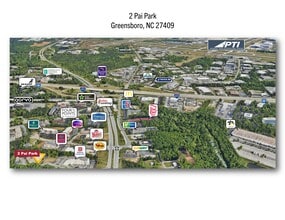 2 Pai Park, Greensboro, NC - AERIAL  map view