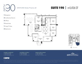 5090 N 40th St, Phoenix, AZ à louer Plan d  tage- Image 1 de 1