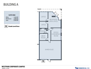 9985-9999 Emerald St, Boise, ID à louer Plan d  tage- Image 2 de 2