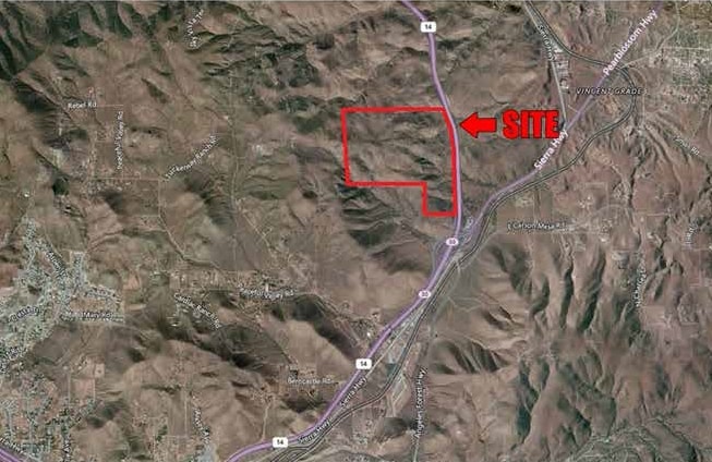 Pearblossom Hwy, Palmdale, CA for sale - Aerial - Image 2 of 4