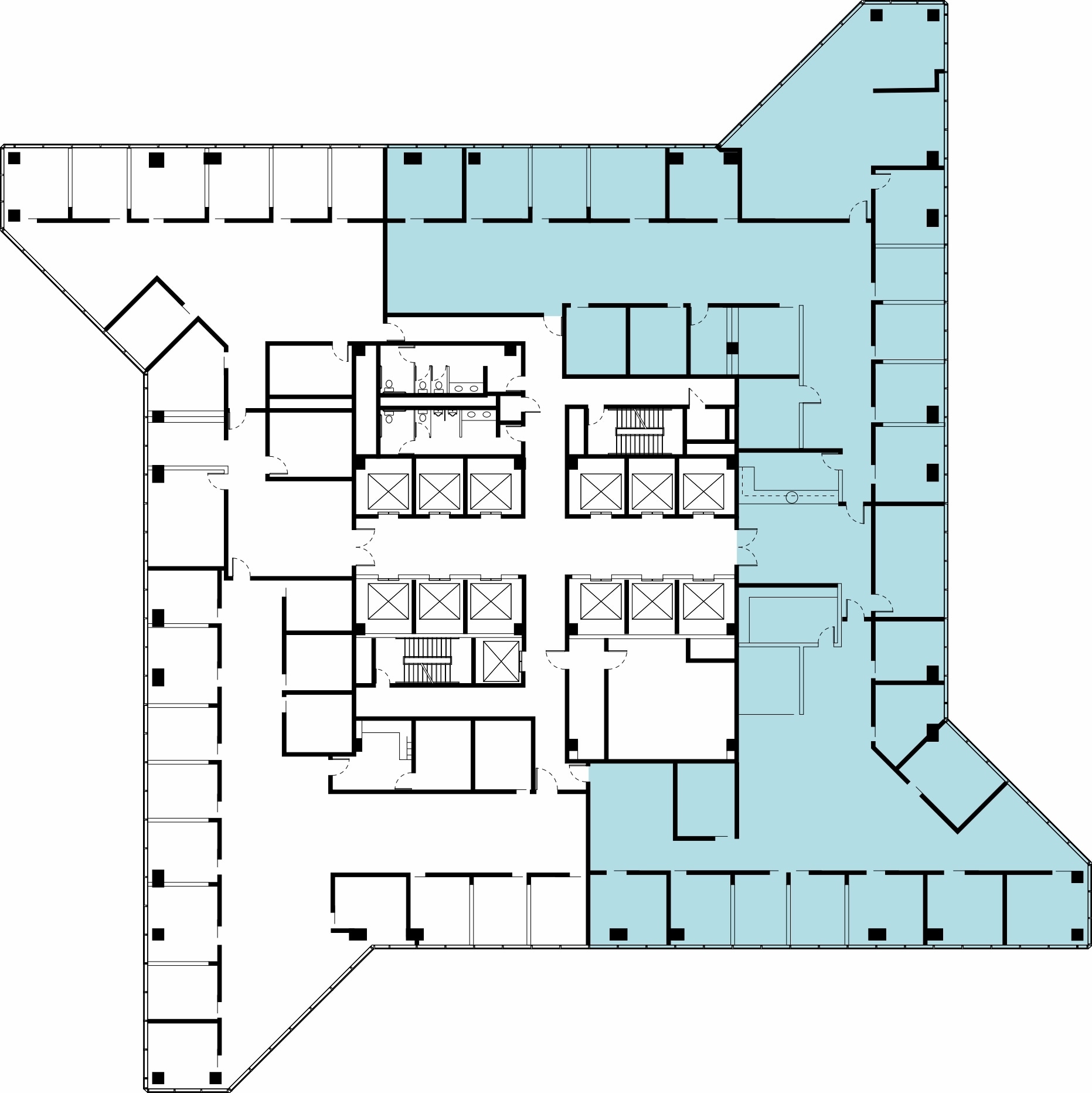 301 Commerce St, Fort Worth, TX for lease Floor Plan- Image 1 of 9