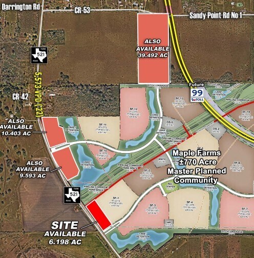 Plus de détails pour FM-521 Commercial Reserve 3, Rosharon, TX - Terrain à vendre