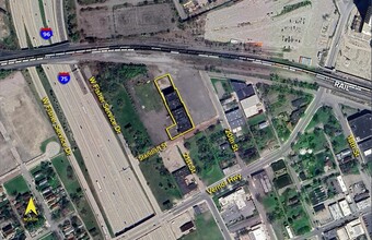 2800 Standish St, Detroit, MI - aerial  map view