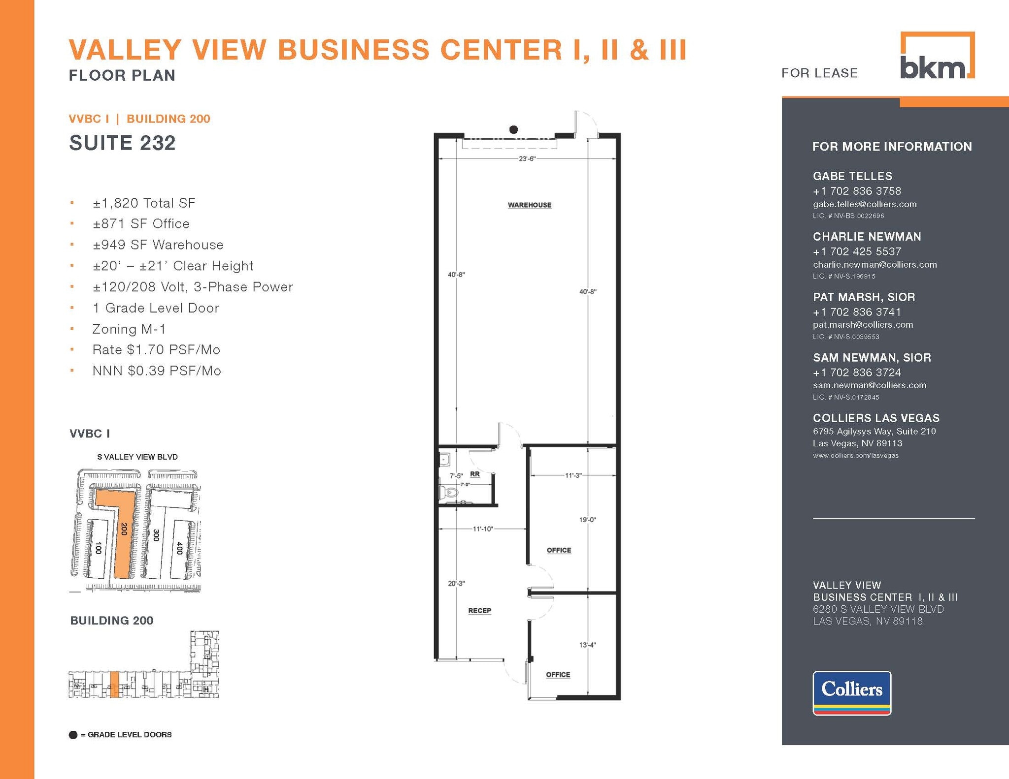 6625 S Valley View Blvd, Las Vegas, NV for lease Interior Photo- Image 1 of 1