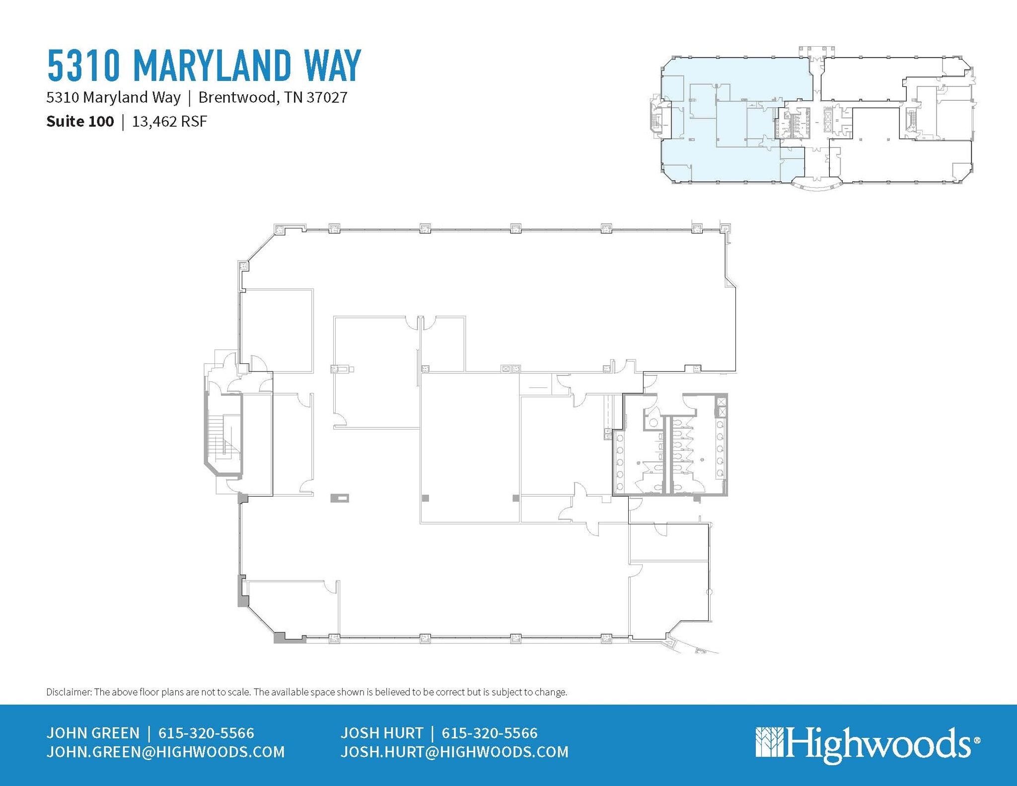 5410 Maryland Way, Brentwood, TN for lease Floor Plan- Image 1 of 1