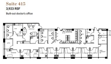 4060 4th Ave, San Diego, CA à louer Plan d’étage- Image 1 de 1