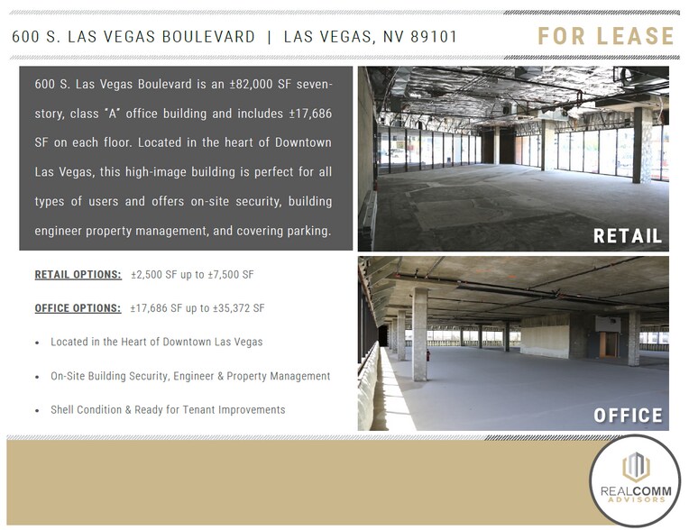 600 S Las Vegas Blvd, Las Vegas, NV à louer - Photo du bâtiment - Image 2 de 13