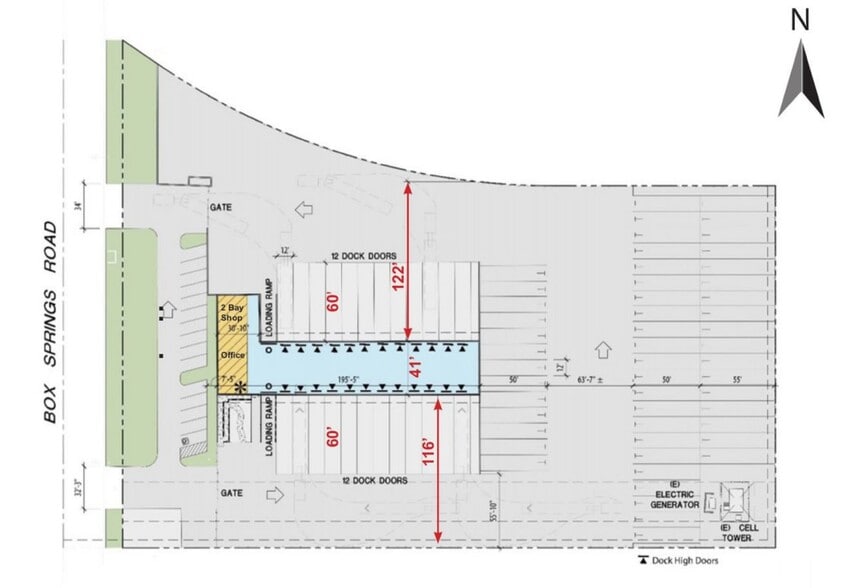 6550 Box Springs Blvd, Riverside, CA for lease - Site Plan - Image 2 of 5