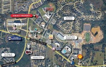 6321 Ranch Dr, Little Rock, AR - AERIAL map view