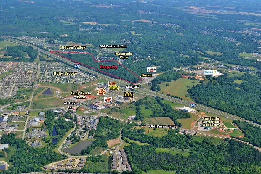 85.95 Acres NE Corner Of I-65 & AL Hwy 14 Hwy, Millbrook, AL à vendre - Photo du bâtiment - Image 2 de 8