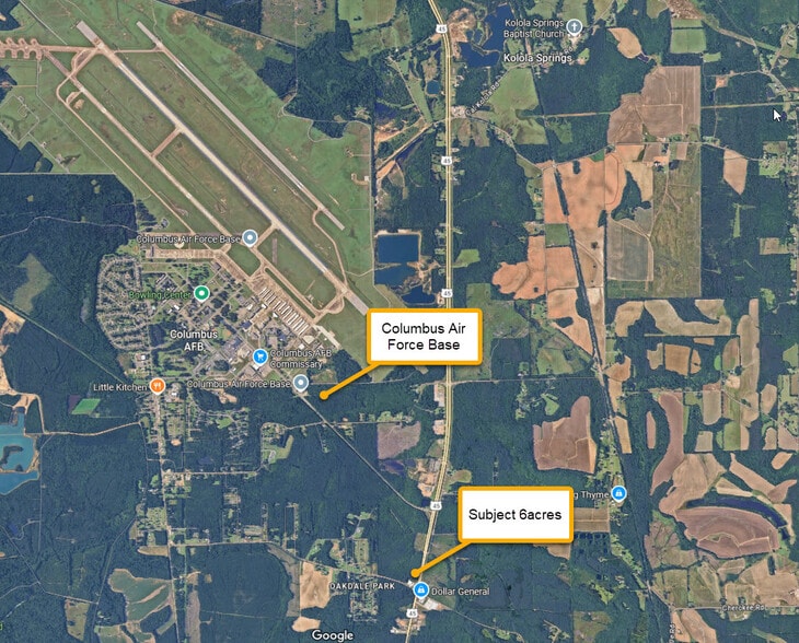 Hwy 45 N & Mike Parra rd, Columbus, MS à vendre - Photo du bâtiment - Image 2 de 10