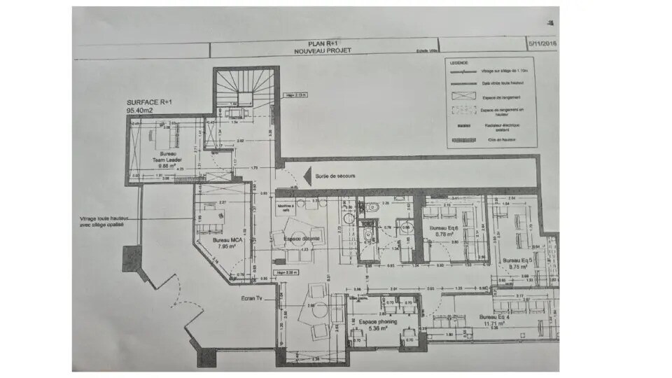 Rue De L'Abondance, Lyon for lease - Floor Plan - Image 2 of 3
