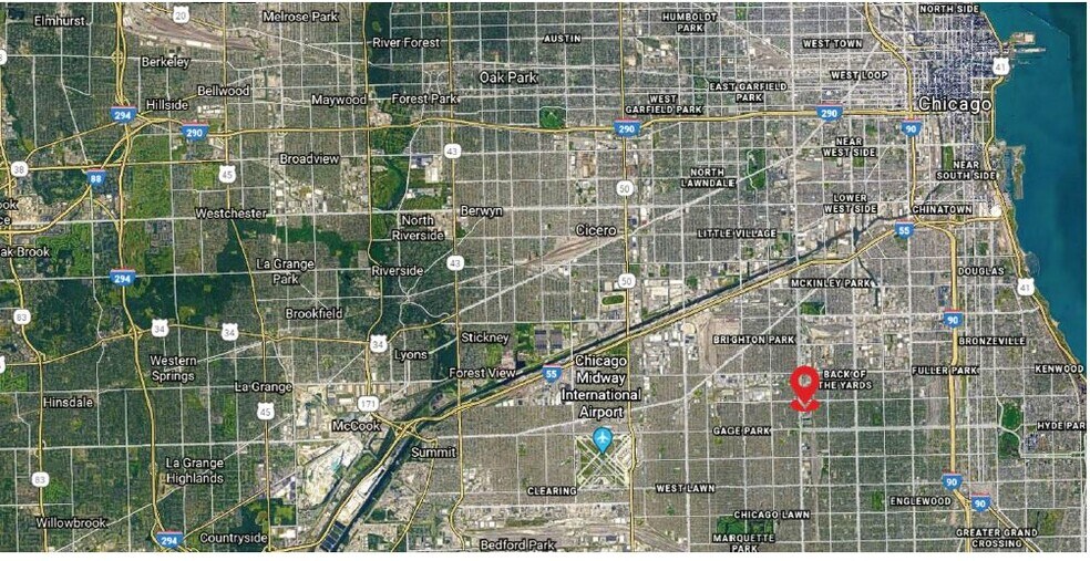 5115 S Oakley Ave, Chicago, IL à louer - Aérien - Image 2 de 3