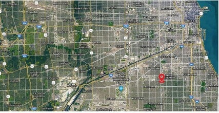 5115 S Oakley Ave, Chicago, IL - AERIAL map view
