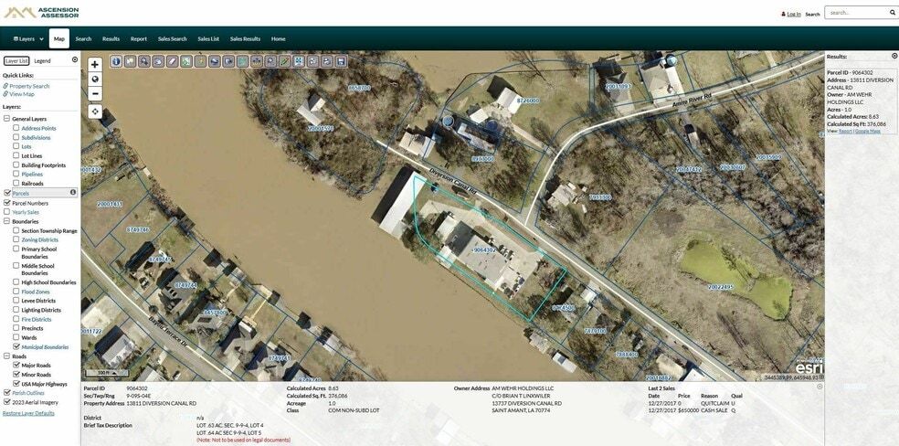 13811 Diversion Canal Rd, Saint Amant, LA for sale - Aerial - Image 2 of 5
