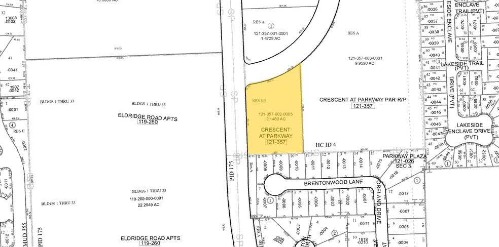 1809 Eldridge Pky, Houston, TX à louer - Plan cadastral - Image 2 de 2