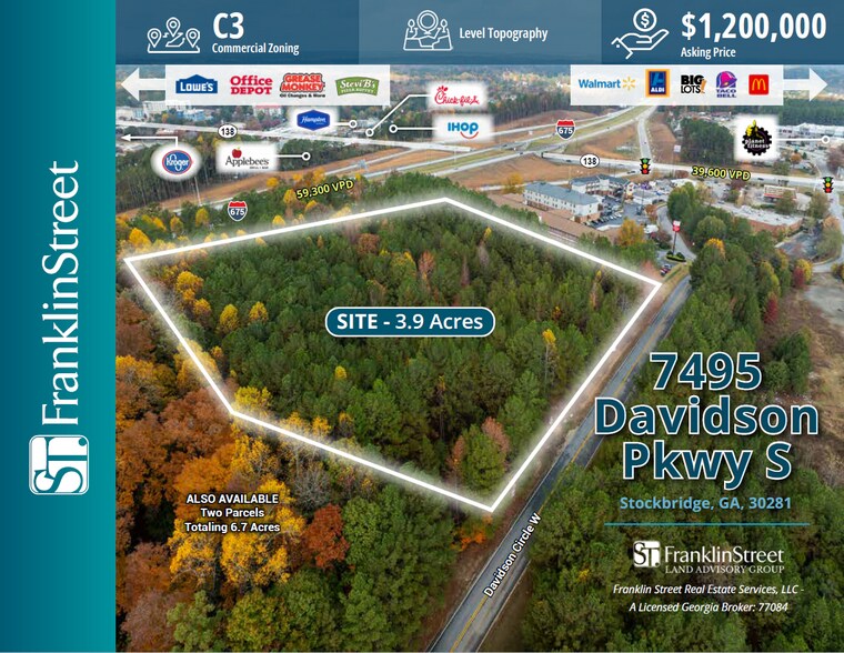 7495 Davidson Pkwy N, Stockbridge, GA à vendre - Photo du bâtiment - Image 1 de 21